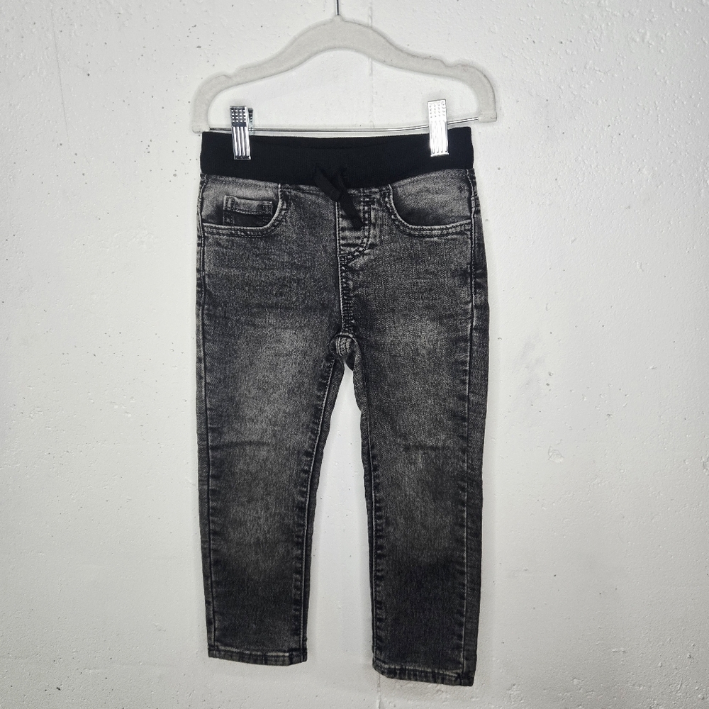 Wonder Nation Kids Charcoal Acid Wash Jeans